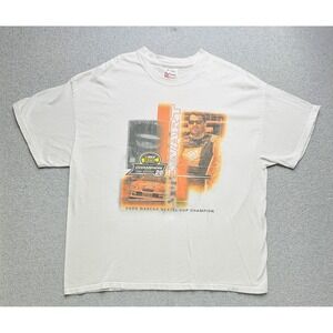 Vintage Tony Stewart Shirt Tee Mens 2XL NASCAR Racing 2005 Champion 80s